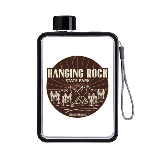 Hanging Rock State Park NC Sunrise Flat Water Bottles