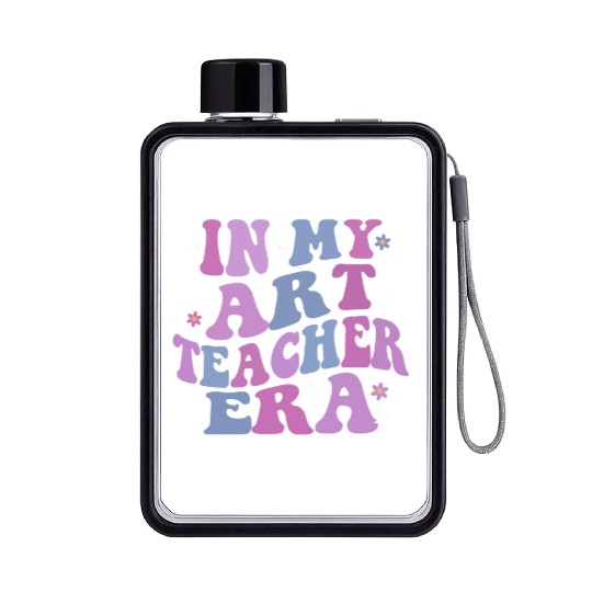 Groovy In My Art Teacher Era Art Teacher Back To Flat Water Bottles