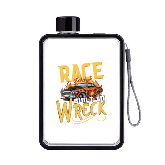 Demo Derby Demolition Derby Demolition Derby Lover Flat Water Bottles