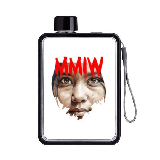 Missing Murdered Indigenous Women MMIW Flat Water Bottles