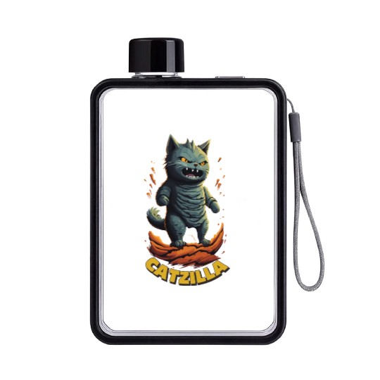 Catzilla Flat Water Bottles