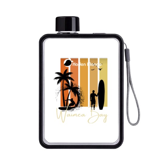 Waimea Bay Haden Mango Style Flat Water Bottles