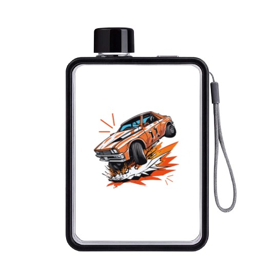 Demo Derby Demolition Derby Demolition Derby Lover Flat Water Bottles
