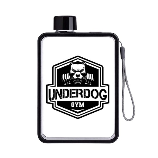 Pittbull - Underdog GYM Flat Water Bottles