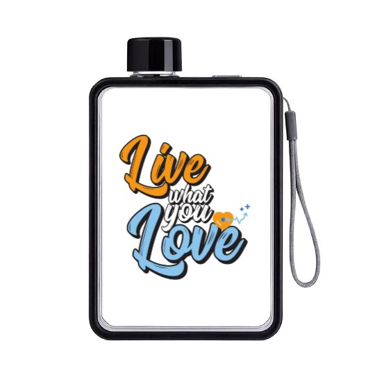 Hopeful Hearts Embrace Flat Water Bottles