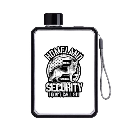 HOMELAND SECURITY Flat Water Bottles