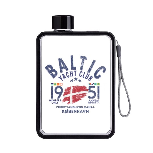 Baltic Yacht club Copenhagen blc Flat Water Bottles