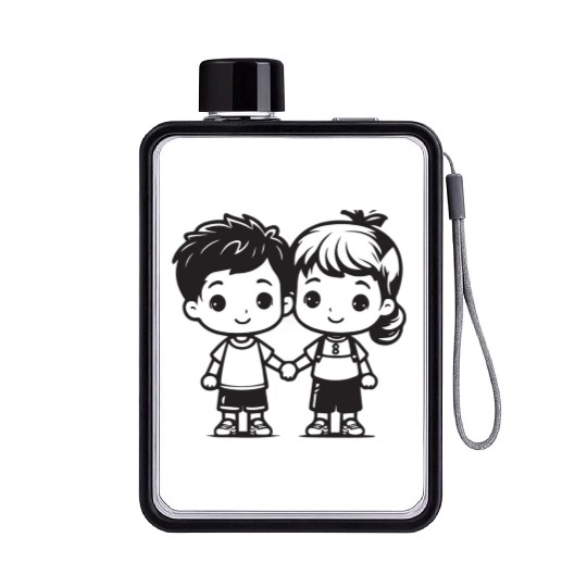 Friendship Day Mug transformed Flat Water Bottles