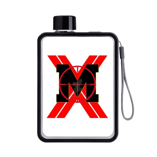 Malcolm X Flat Water Bottles