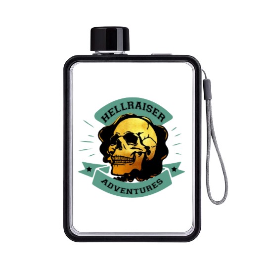Gilded Skull Hellraiser Adventure Flat Water Bottles