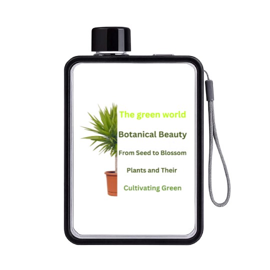 The green world Flat Water Bottles