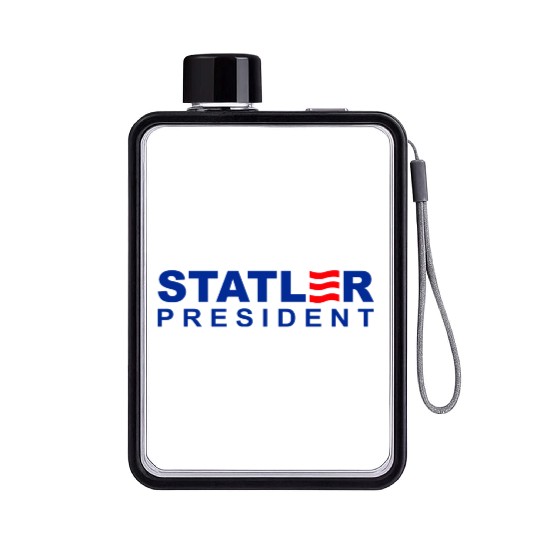 Statler and Waldorf For President Flat Water Bottles