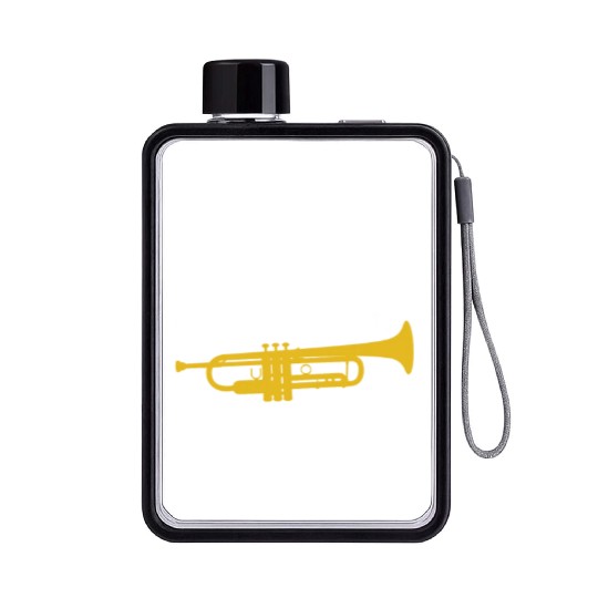 I Toot Funny Jazz Trumpet Player Jazz School Band Flat Water Bottles