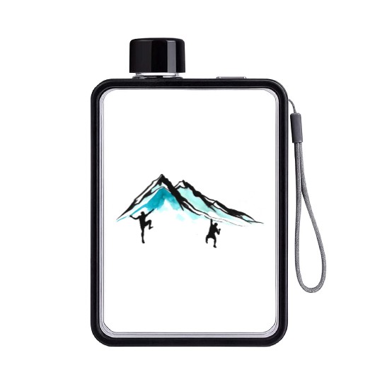 Bouldering Bouldern Artificial Climbing Sport Gift Flat Water Bottles