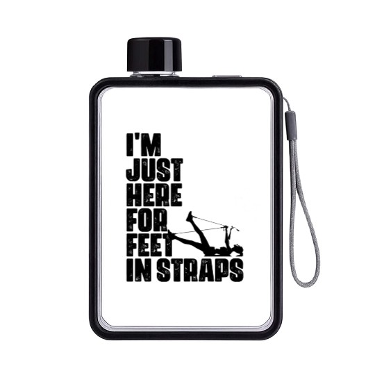 Pilates Exercise Health Workout Fitness Namaste Yo Flat Water Bottles