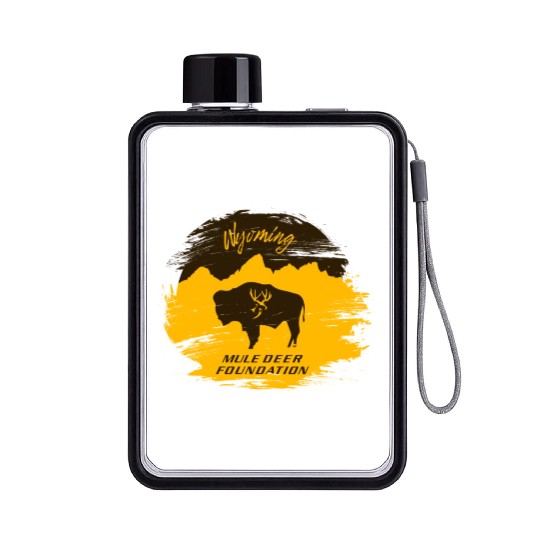 Mule Deer Foundation of Wyoming Flat Water Bottles