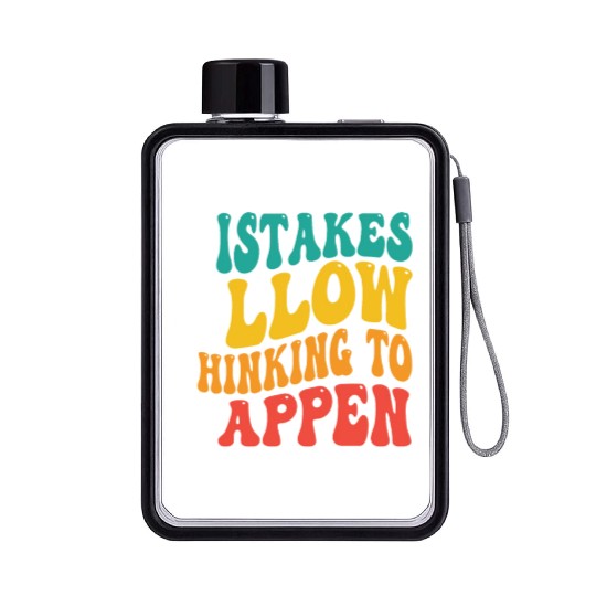 Funny Math Teacher Graphic - Best Math Teacher Flat Water Bottles