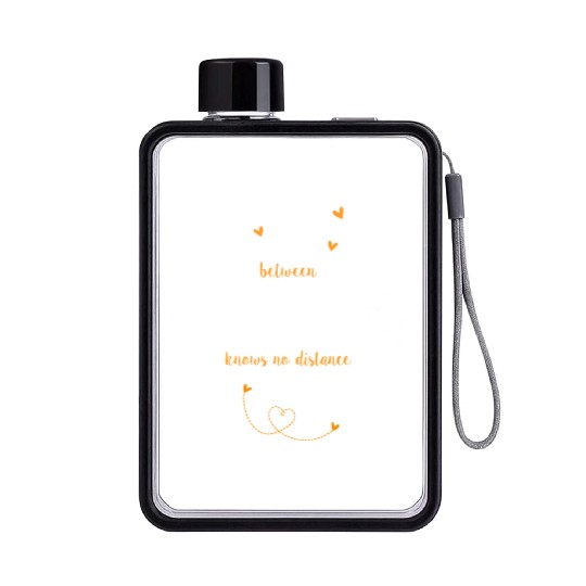 Love Between BF And GF Albm To Iowa Gift Flat Water Bottles