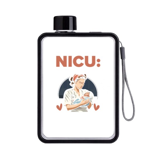 Registered Nurse Medical Medicine Neonatal Nurse Flat Water Bottles