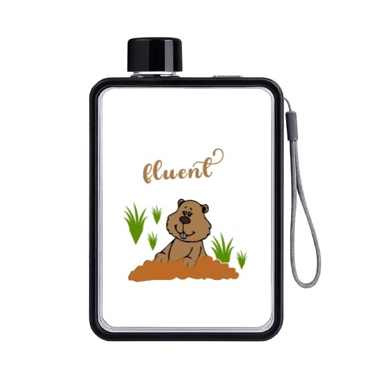 Groundhog Day 2024 Enthusiast February 2nd Flat Water Bottles