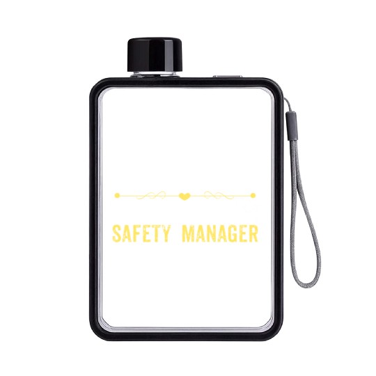 Wake Up Smarter Sleep With A SAFETY MANAGER Flat Water Bottles