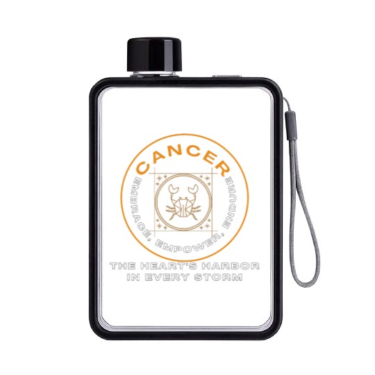 The Cancer Zodiac Sign: A Symbol of Strength Flat Water Bottles