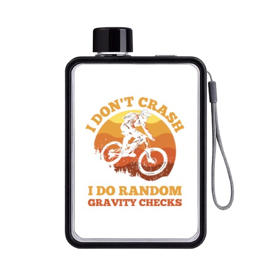 Daredevil Cyclist Flat Water Bottles