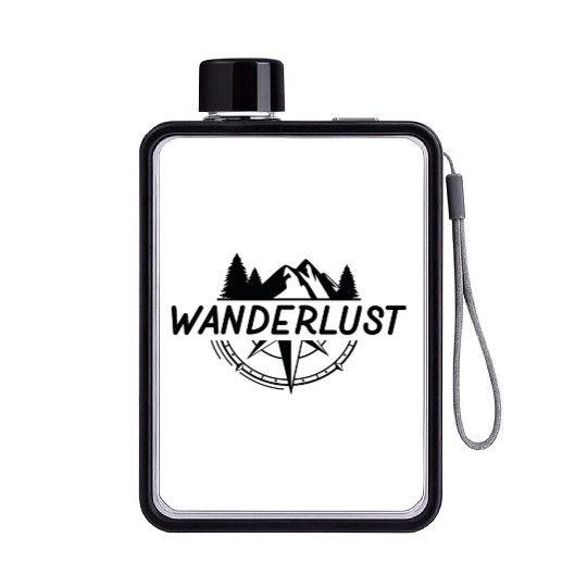 Hiking | Mountaineer | Wanderlust | Climbing Flat Water Bottles