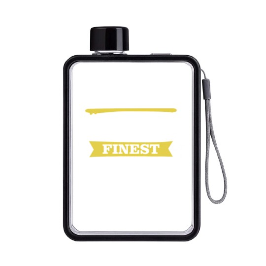The World's Finest History Teacher Flat Water Bottles