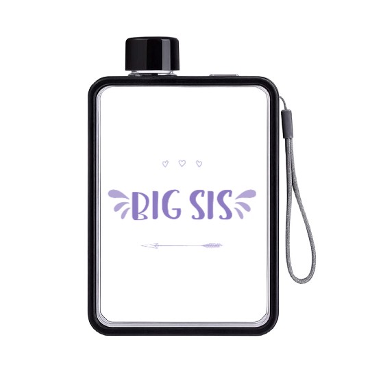 Boss Babe Flat Water Bottles Big Sis Have No Fear Big Sis Is Here