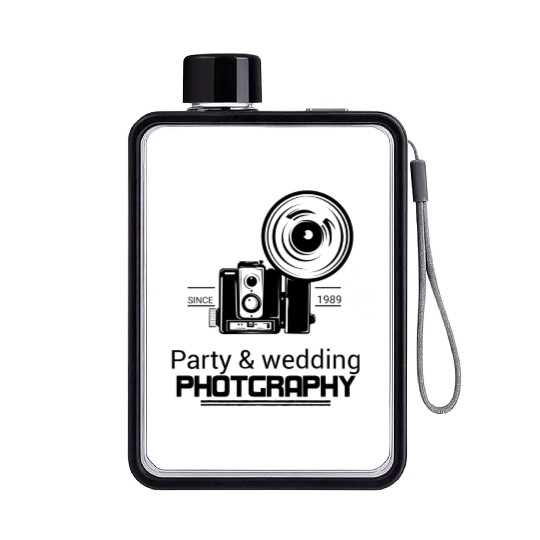 Party & wedding photography Flat Water Bottles