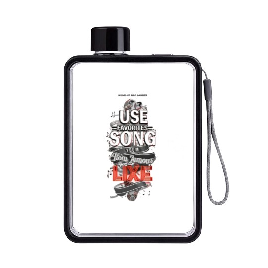 Let's sing Flat Water Bottles