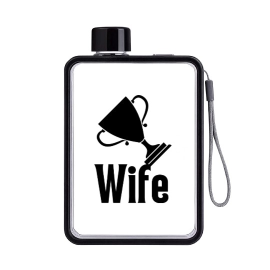 Trophy Wife Flat Water Bottles