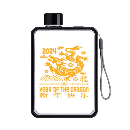 Zodiac Chinese New Year 2024 | Year Of The Dragon Flat Water Bottles