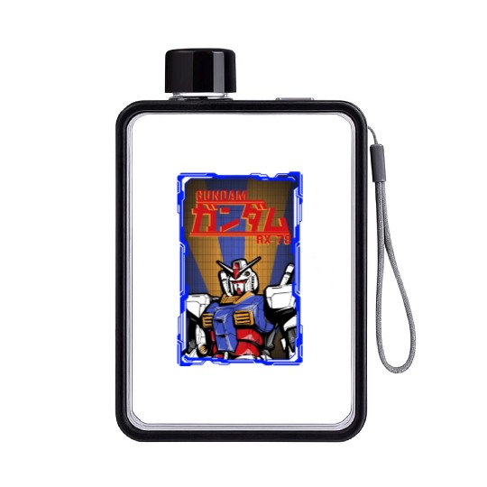 Gundam RX 78 Flat Water Bottles
