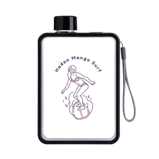 Haden Mango Surfer Girl Flat Water Bottles