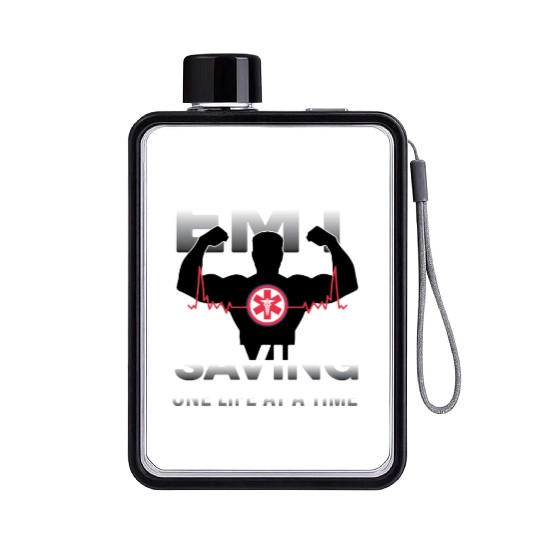 Saving One Life Doctor Or Medical Staff Gift Flat Water Bottles