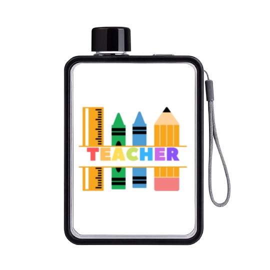 Teacher Flat Water Bottles