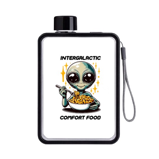 Galaxy Mac and Cheese | Sci-fi Comfort Food Gifts Flat Water Bottles