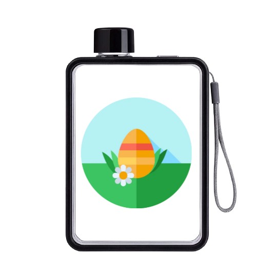 Easter Egg Flat Water Bottles