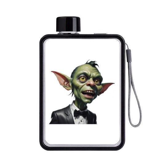 Green Goblin with Tuxedo Flat Water Bottles