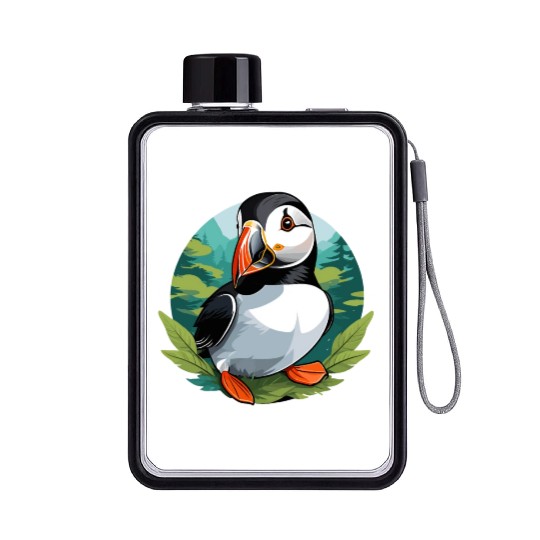 Puffin Flat Water Bottles