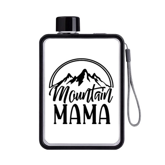Mountain mama Flat Water Bottles