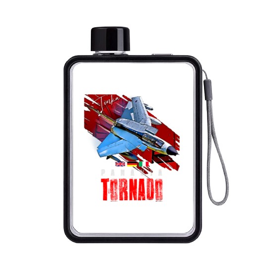 Panavia Tornado European Fighterjet Military Aircr Flat Water Bottles