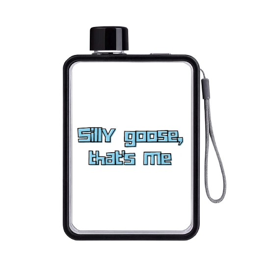 Silly Goose That’s Me Funny Retro Humor Design Flat Water Bottles