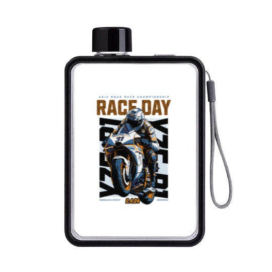 Race Day Flat Water Bottles