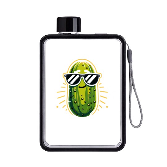 Pickle Lover Funny Pickle Dill pickle Pickled Flat Water Bottles