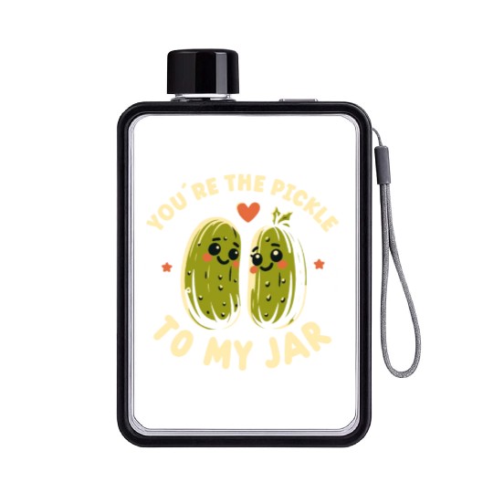 Pickle Lover Funny Pickle Dill pickle Pickled Flat Water Bottles
