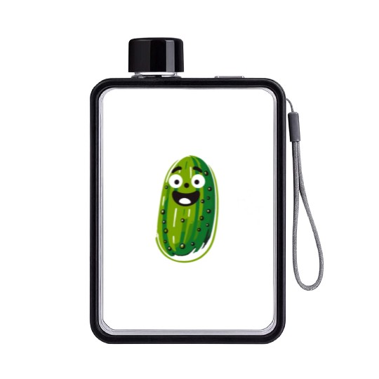 Pickle Lover Funny Pickle Dill pickle Pickled Flat Water Bottles