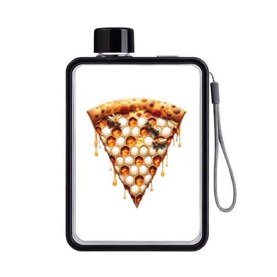Sweet Pizza Honeycomb Delight Flat Water Bottles